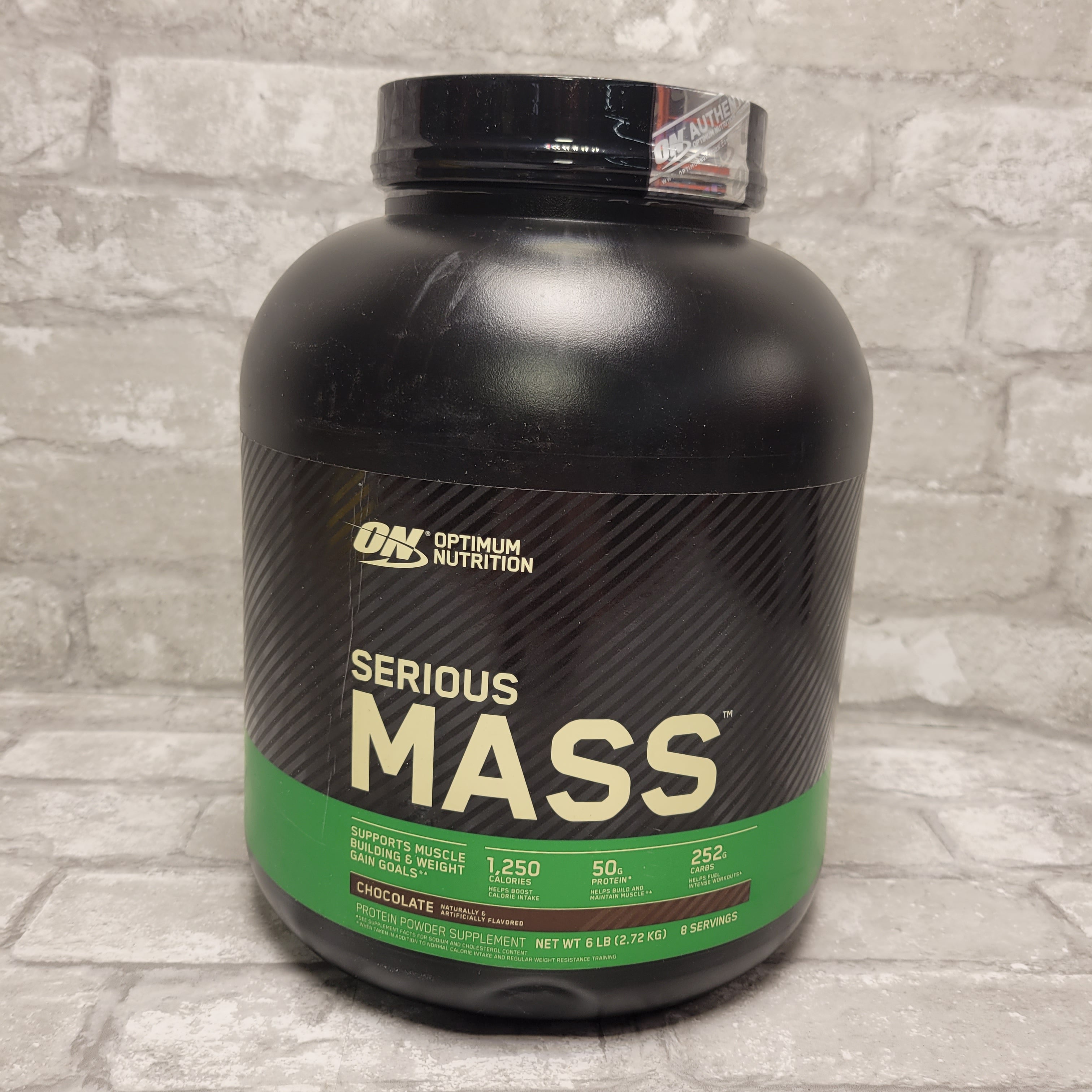 Optimum Nutrition Serious Mass Weight Gainer Protein Powder, Chocolate - 6lbs (7923799785710)